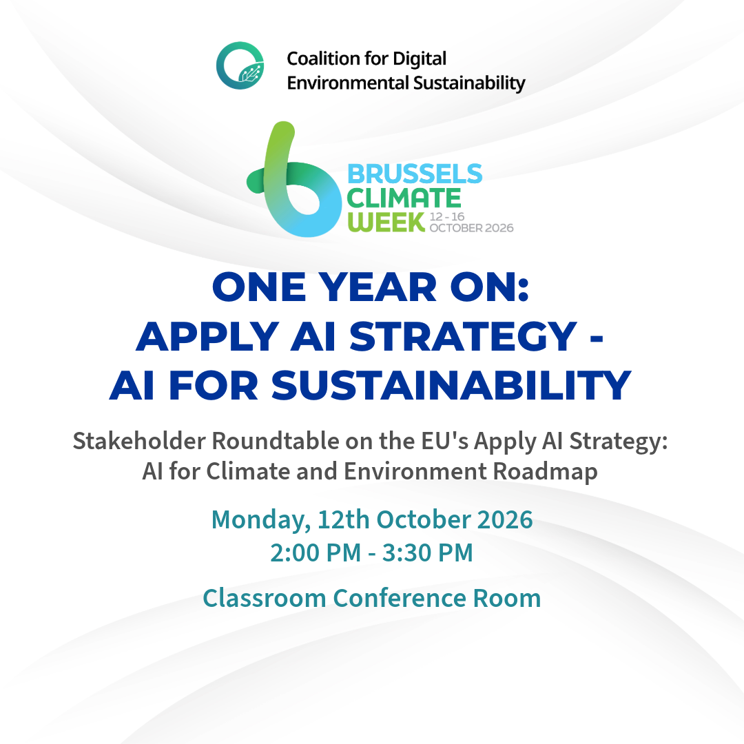 One year on: Apply AI Strategy - AI for Sustainability